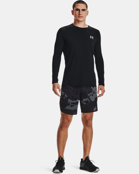 Men's UA Train Stretch Camo Shorts in Gray image number 2